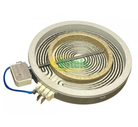 Конфорка двозонна Eika 1700/700W для склокерамічної поверхні Ariston, Hotpoint-A..